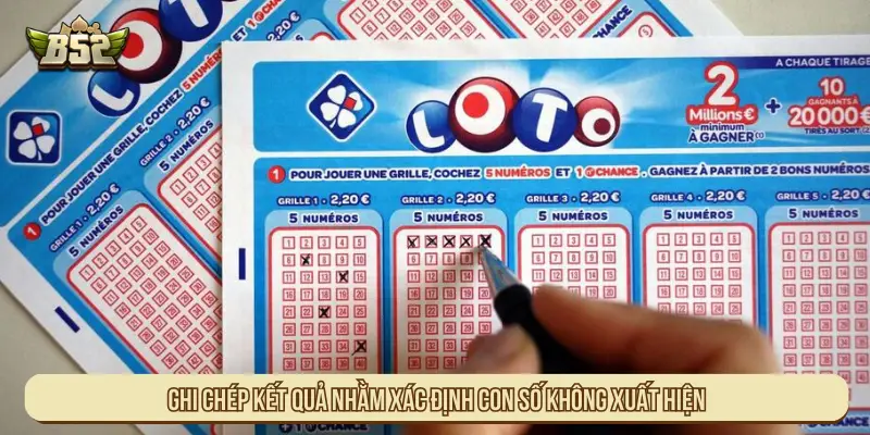 Ghi chép kết quả nhằm xác định con số không xuất hiện